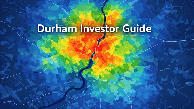Durham property heat map highlighting investment hotspots for investors