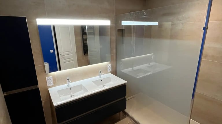 Installation salle de bain