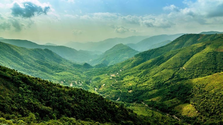 North East India green hills and waterfalls special LTC tour destination for nature lovers