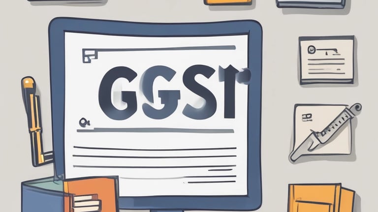 A professional consultant assisting a client with GST registration paperwork