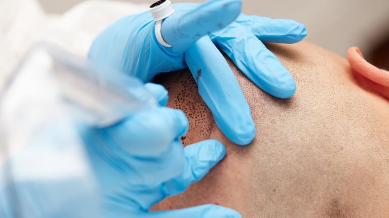 tricopigmentation et camouflage cicatrice en zone pileuse