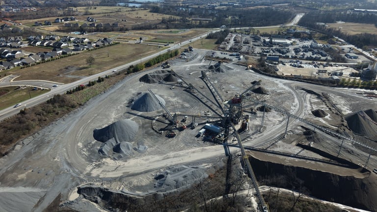 a rock quarry in Gallatin Tennessee
