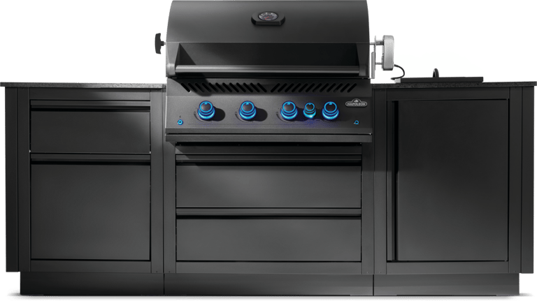 Napoleon Oasis Compact Matte Black Outdoor Kitchen Southampton Hampshire