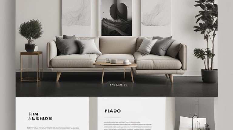 A sleek laptop displaying a modern responsive website design