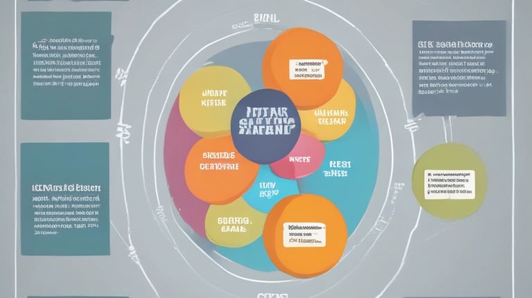 A curved facade covered in white latticework