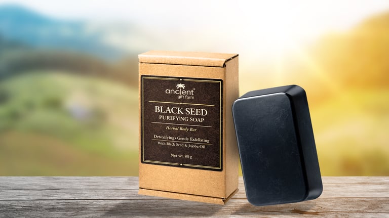black seed herbal soap Ancient Gift Farm