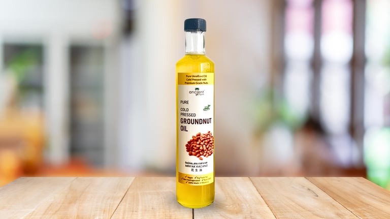 cold pressed groundnut oil Ancient Gift Farm