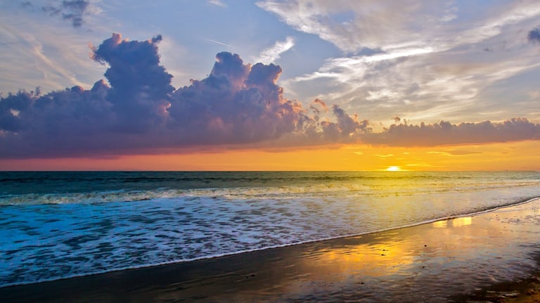 sunrise ocean shot (Cocoa Beach, Florida)