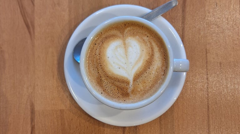 Flat-white au lait d'avoine