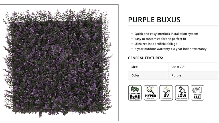 Transform your space with premium artificial ivy walls in South Florida. Professional installation f