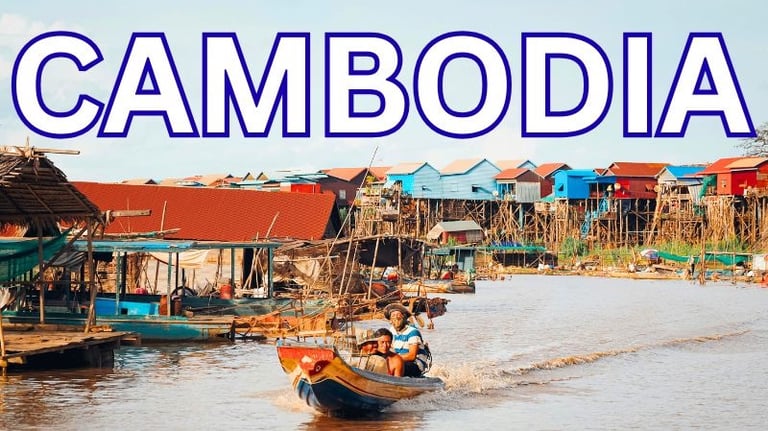 Cambodia river view - international travel