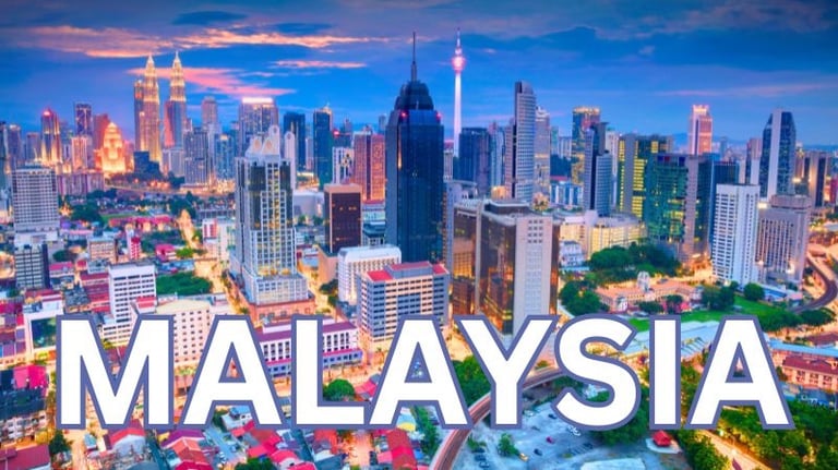 Kuala Lumpur view in Malaysia - retire overseas