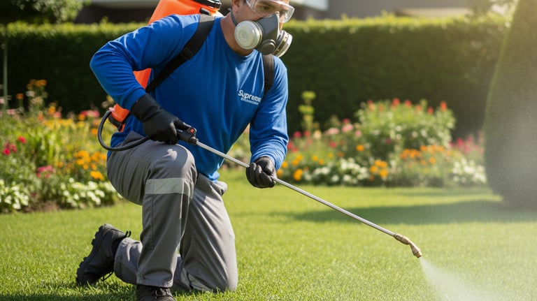 controle de pragas em jardim