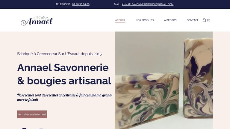 Annael Savonnerie bougie