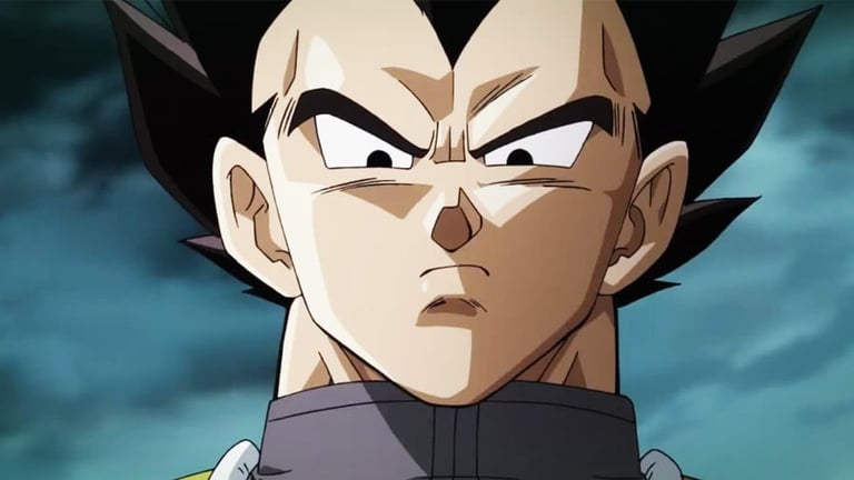 a very young vegeta in a very short - haired hair
