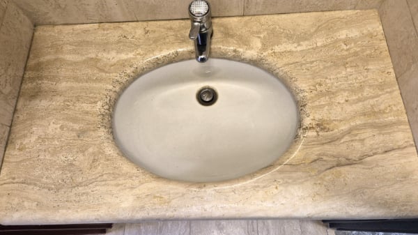 Blat trawertyn jasny, blat z kamienia naturalnego