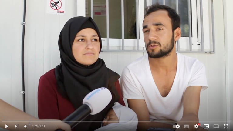 Cameramangreece.com RTL Nieuws in Lesbos Island, Greece. 