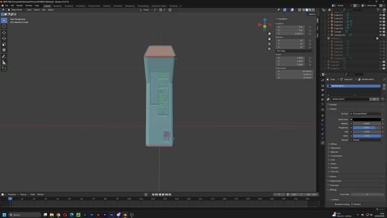 XBOX 360 SLIM Blender 3D Posterior