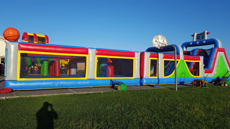 65ft obstacle course