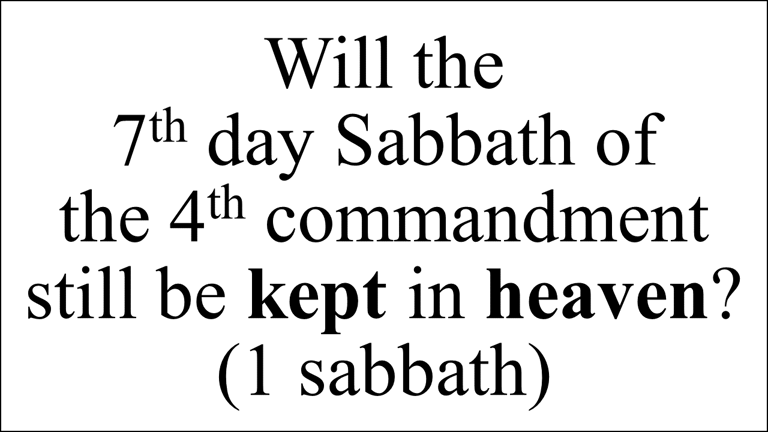 Isaiah 66:23 And it shall come to pass, from 1 new moon to another, & from 1 sabbath...