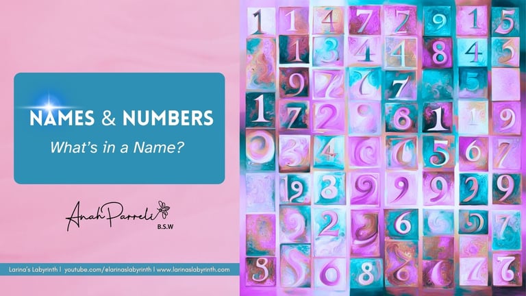 Numerology. Names and Numbers