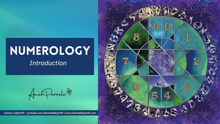 Numerology, Sacred numbers, ruling numbers, birth charts, personal development, personal awareness,