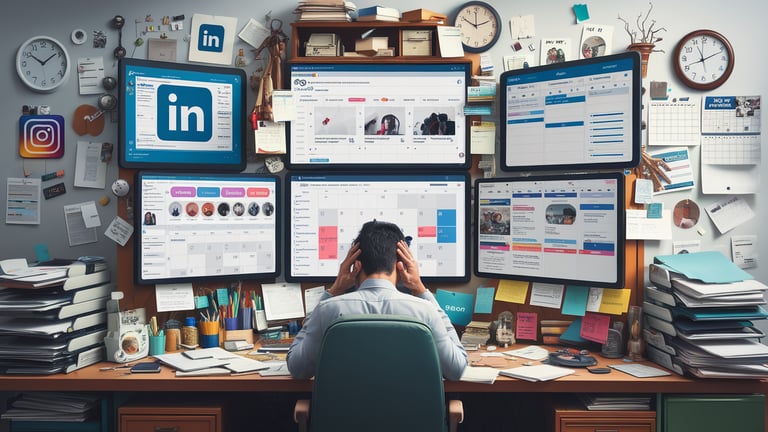 overwhelmed by social media