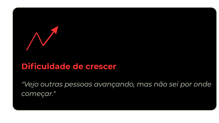 Dificuldade de crescer
