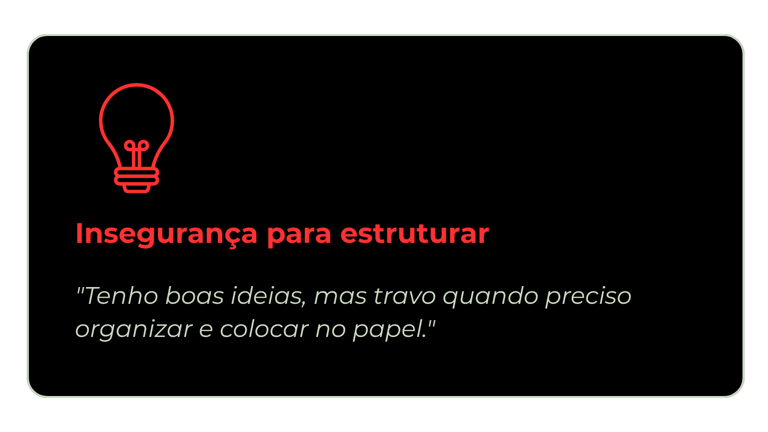 Insegurança para estruturar