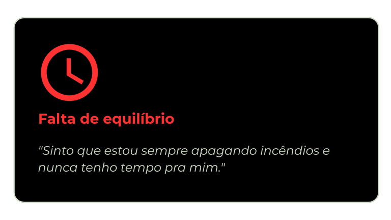 Falta de equilíbrio