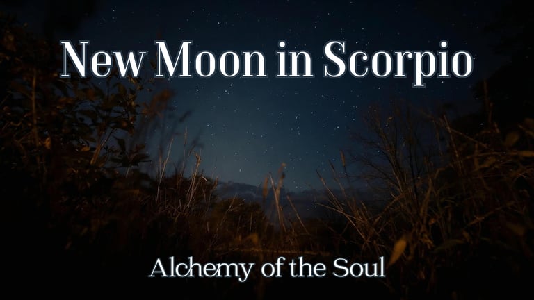 New Moon in Scorpio | November 19, 2025