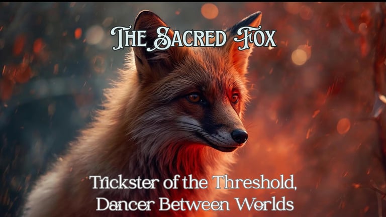 The Sacred Fox: Trickster of the Threshold, Dancer Between Worlds