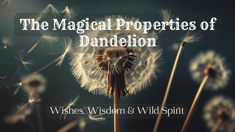 The magical properties of dandelion