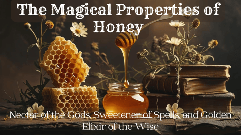 The Magical Properties of Honey — Nectar of the Gods, Sweetener of Spells, and Golden Elixir of the 