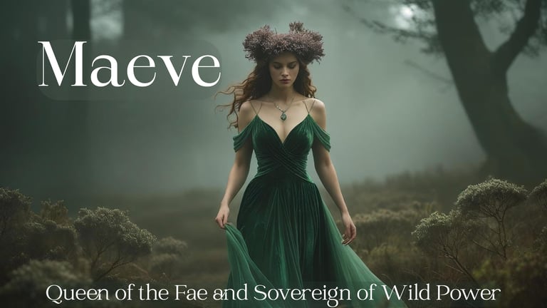 Maeve: Queen of the Fae and Sovereign of Wild Power