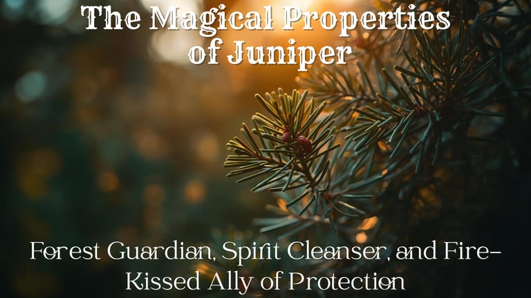 The Magical Properties of Juniper