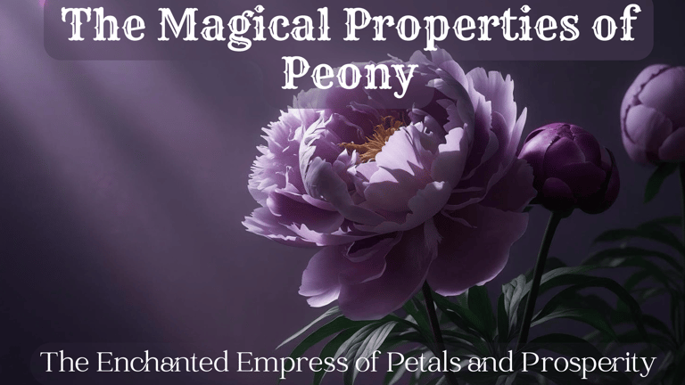  The Magical Properties of Peony — The Enchanted Empress of Petals and Prosperity