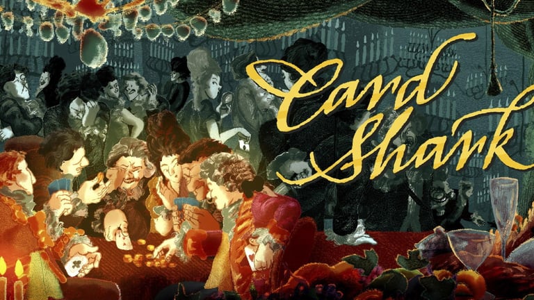 Splash screen du jeu Card Shark