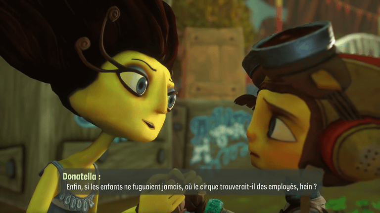 Capture d'écran du jeu Psychonauts 2
