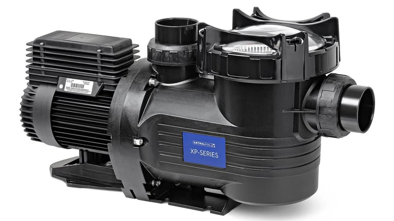 Durable Astral swimming pool pump with large strainer basket