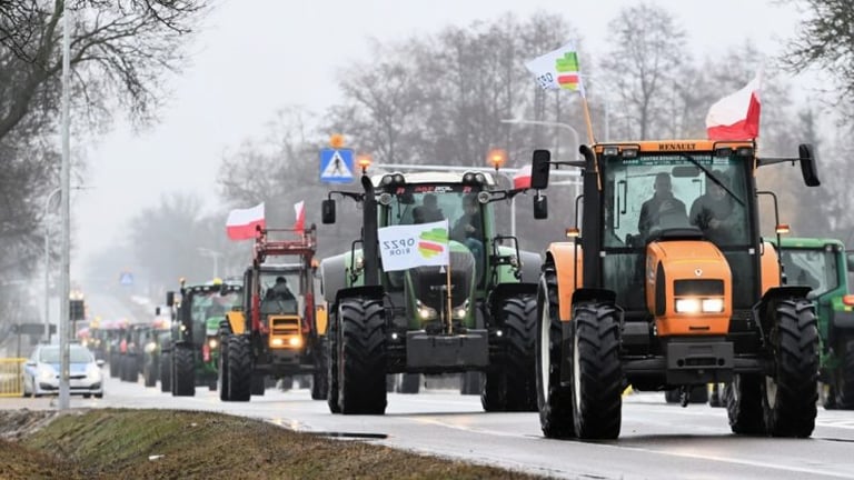 Les agriculteurs polonais se mobilisent contre le Green Deal et les importations ukrainiennes