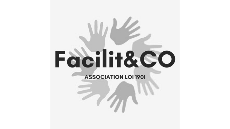 a logo for facilitt co