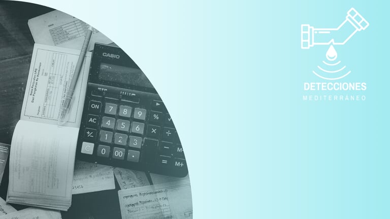 Costo factura agua con exceso de consumo por fuga de agua