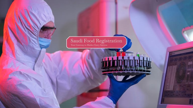 Label Check and Product Testing Saudi Food Registration your gateway to market entry success
