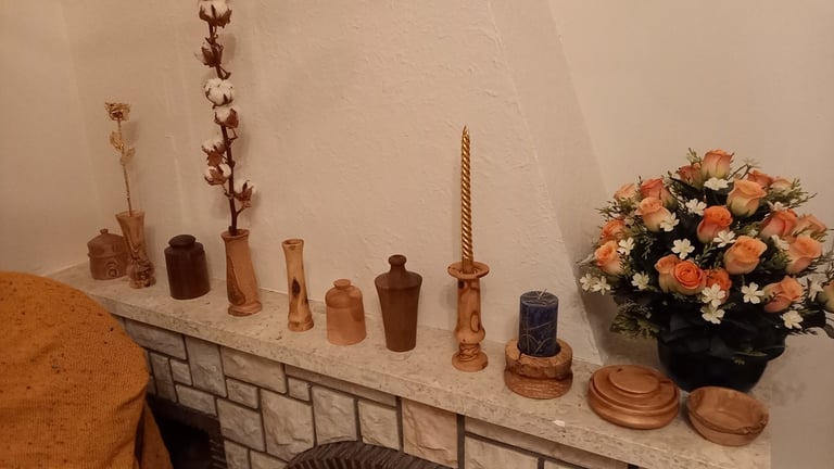 Collection de boites et soliflores