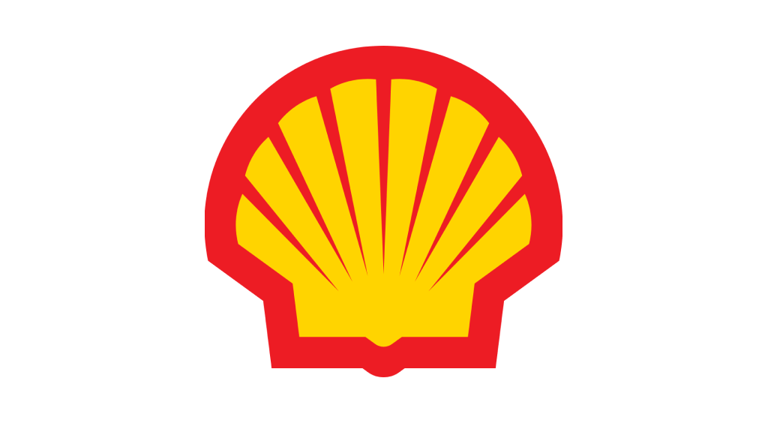 a shell shell logo on a white background