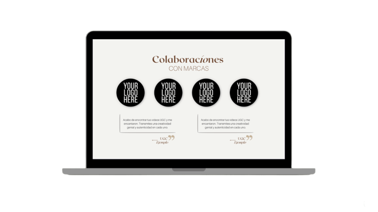 a laptop computer screen displaying a website page with a website pager