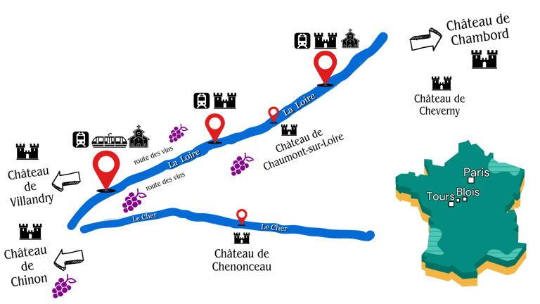 Location en région Centre Val de Loire