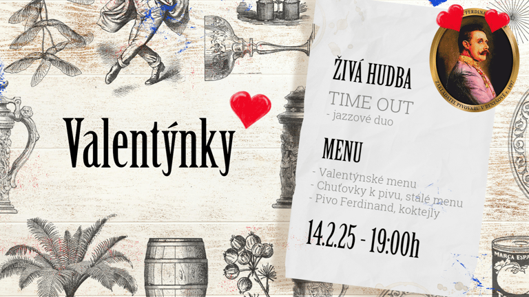 Pozvánka na akci Valentýn, Valentýnky 