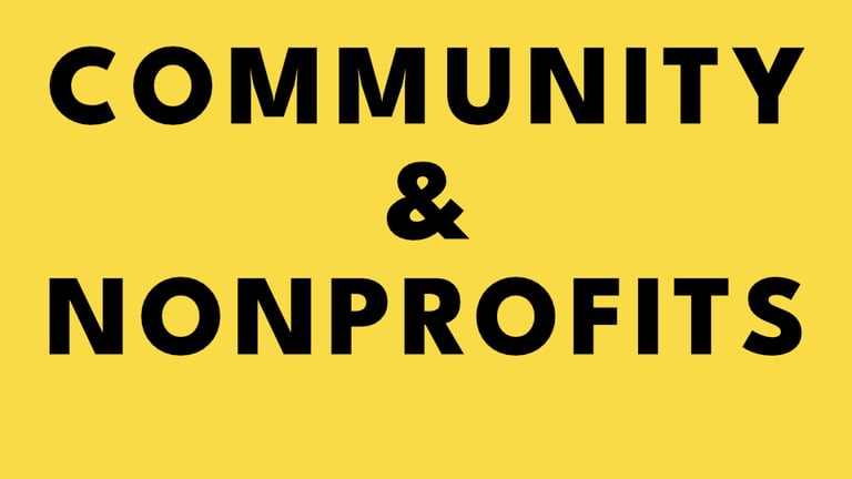 Community & Non-Profits